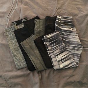 5 pairs of NIKE DRYFIT Running capris!